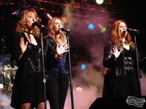 Mary Daniels, far left, performs with Wizards of Winter. 