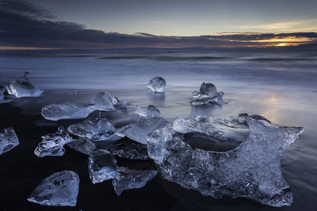 “Ice in Ocean”: Photo credit Bennett Povlow