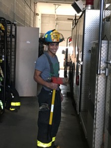 Pennington Fire Company Junior Joe Dev. He is 17, and enrolled in Firefighter 1 