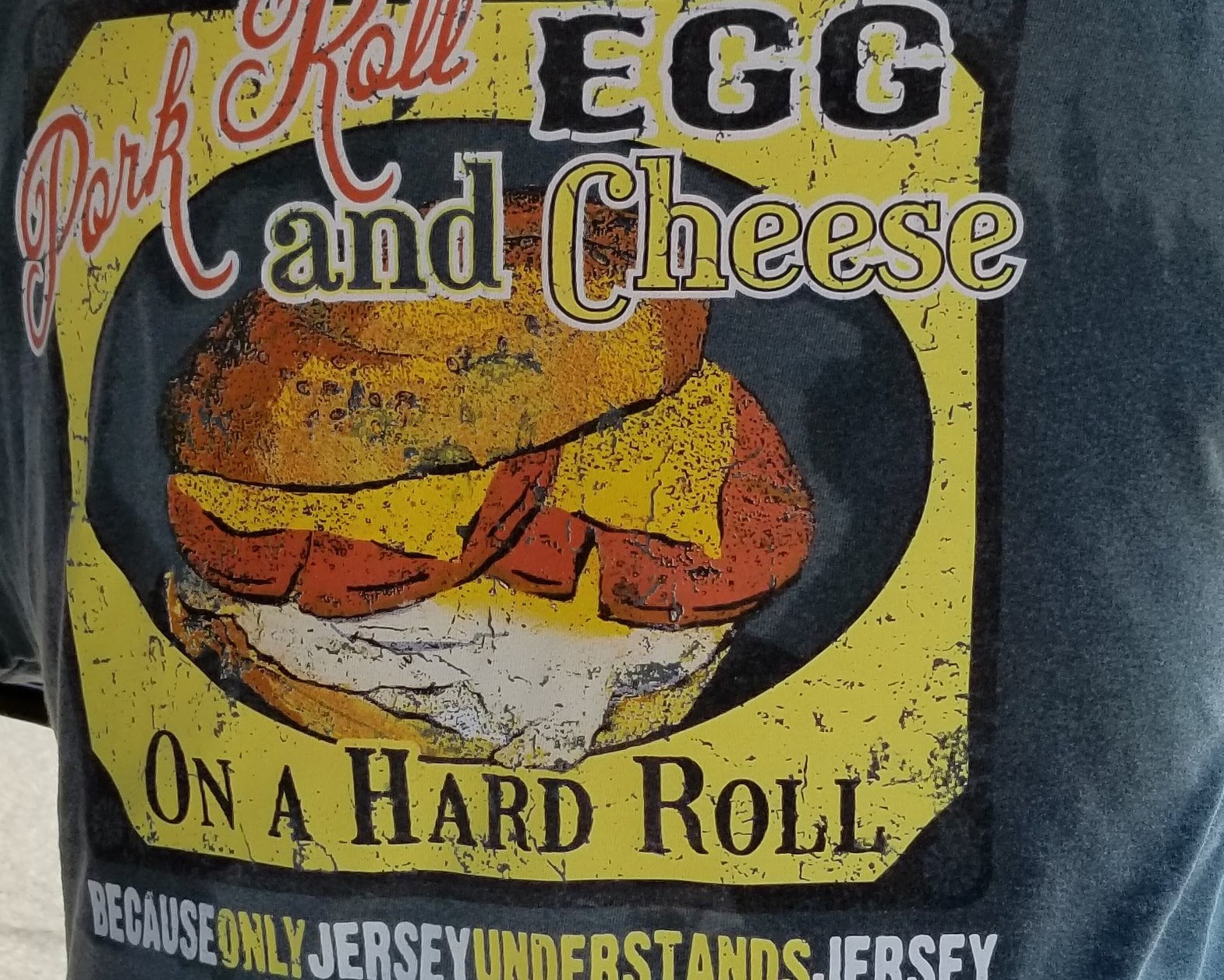 Pork Roll Egg and Cheese Shirt Funny NJ Tshirt Design 