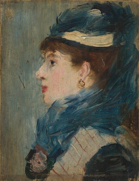 Manet painting, Portrait of a Lady