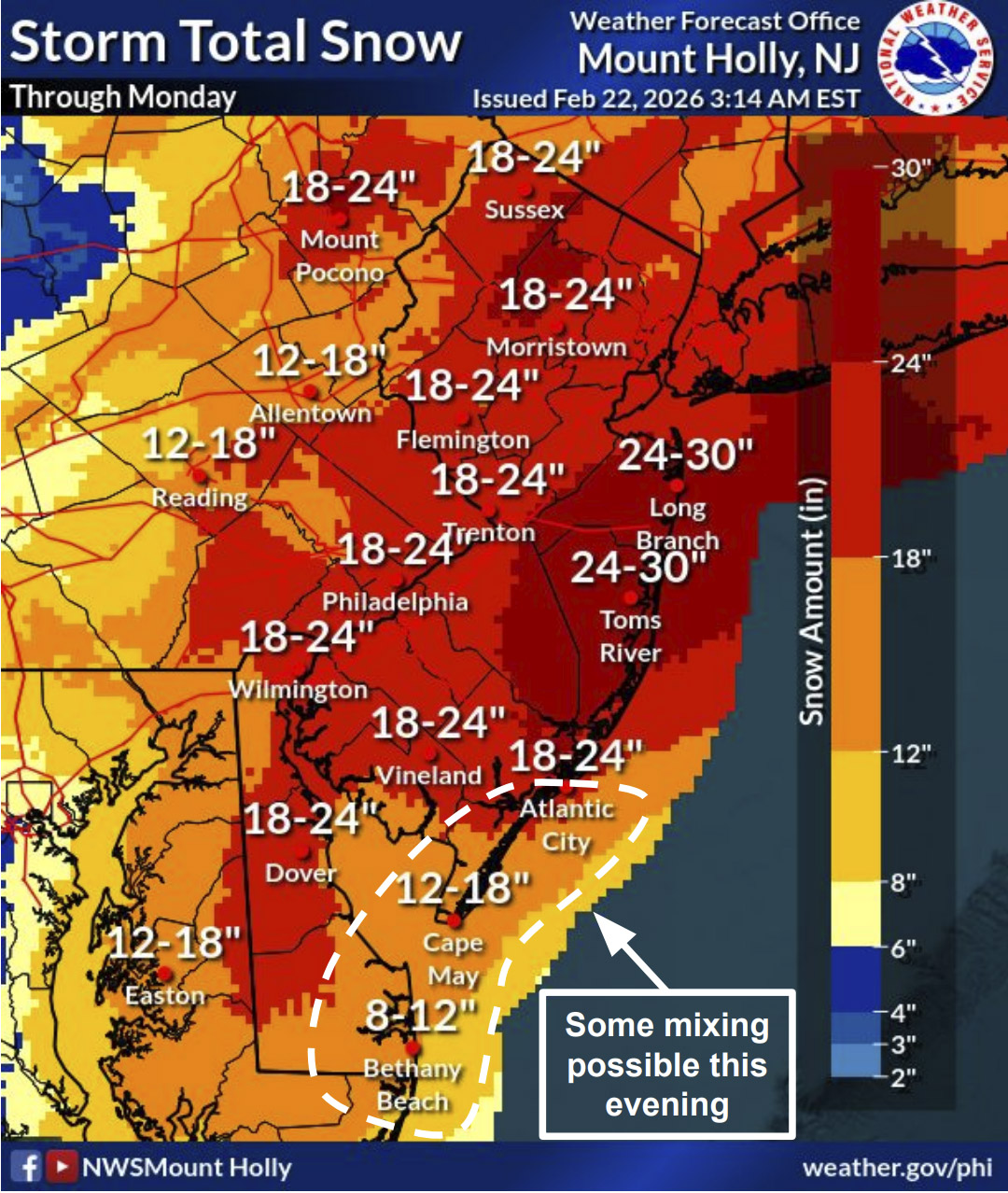 Blizzard Warning in Effect as Potentially Historic Winter Storm Targets ...