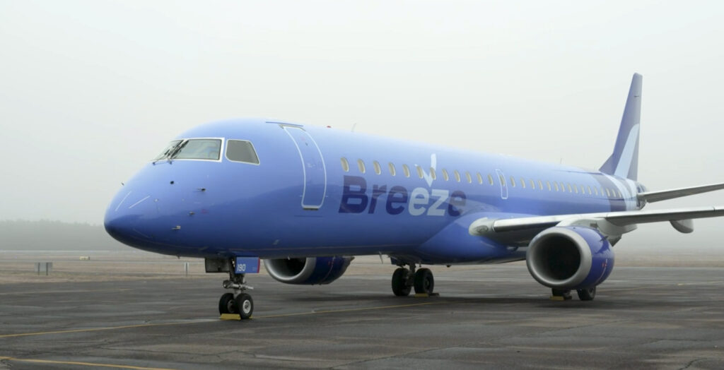 Breeze Airways Brings Four New Destinations to Trenton-Mercer